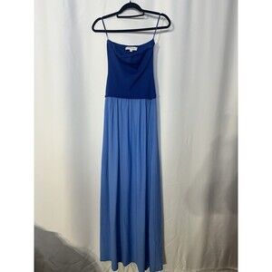 Solid & Striped Blue Strapless Soglio Dress Size S
